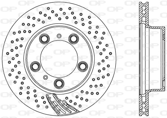 OPEN PARTS Bremžu diski BDR2501.25